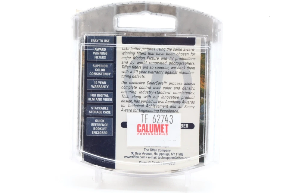 New Old Stock Tiffen 62mm Warm Soft/FX3 Filter with Case #37896 - Image 2 of 4