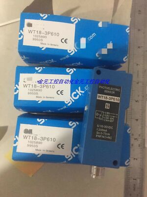 SICK WT18-3P610 Photoelectric Sensor New One WT183P610 Expedited Shipping