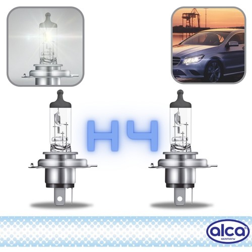 Fits Nissan Note Car Bulbs H4 Halogen Headlight Set Of 2 German Quality