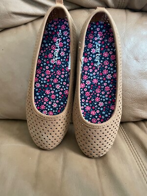 Carter's Girls' Flats, Classy Suede & Heart Themed, casual and/or dressy, Size 3