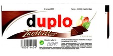 Duplo Umhüllung Verpackung Duplo Zartbitter,...