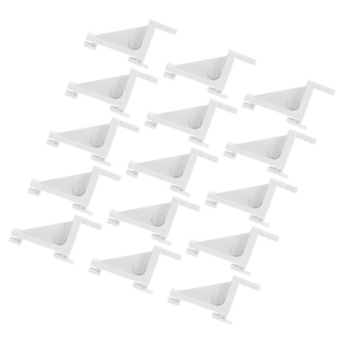 15 Pcs Small Shelf Clip Fridge Plastic Clips Freezer Refrigerator