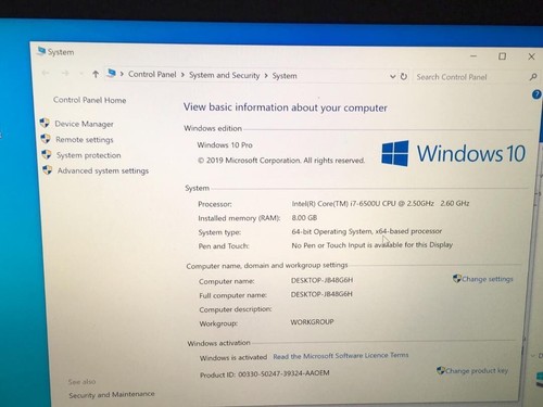 NEC LAVIE PC GN256W3G9 Intel Core i7-6500U 2.50GHz HDD 240GB RAM 8GB - Picture 4 of 10
