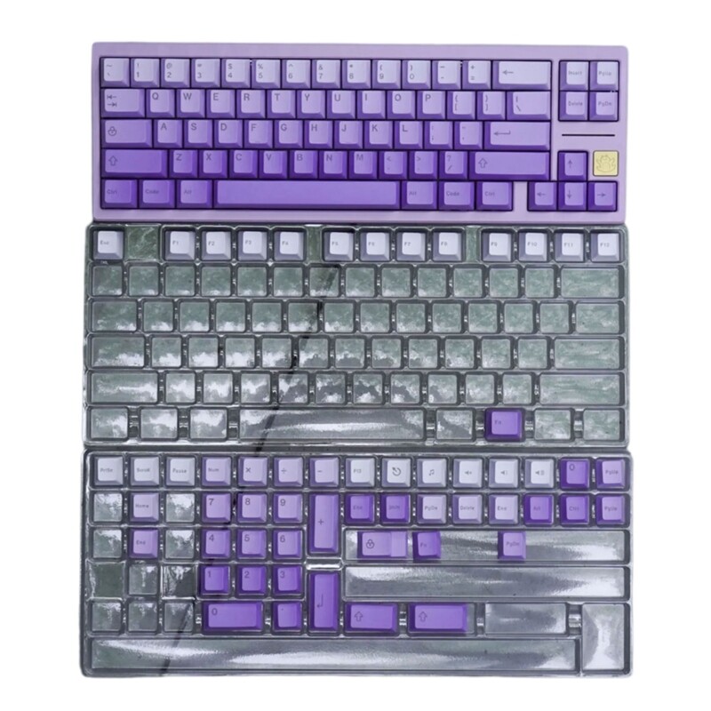 125 PBT Mechanical Keyboard Keycaps with Side or Top Engraving in Vibrant Colors for Enhanced Durability and Style 125 PBT Mechanical Keyboard Keycaps with Side or Top Engraving in Vibrant Colors for Enhanced Durability and Style