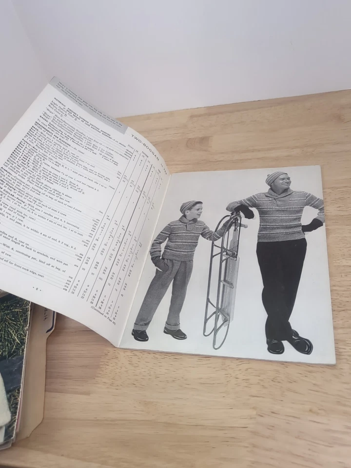 Hilos Bear & Fleisher para hombre y mujer TEJIDOS A MANO DEPORTES DE INVIERNO MODA Patrones Foto 2 de 4