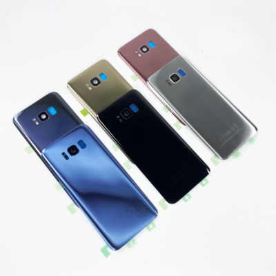 For Samsung Galaxy S8 S8 Plus Rear Back Door Battery Cover Housing + Camera Lens