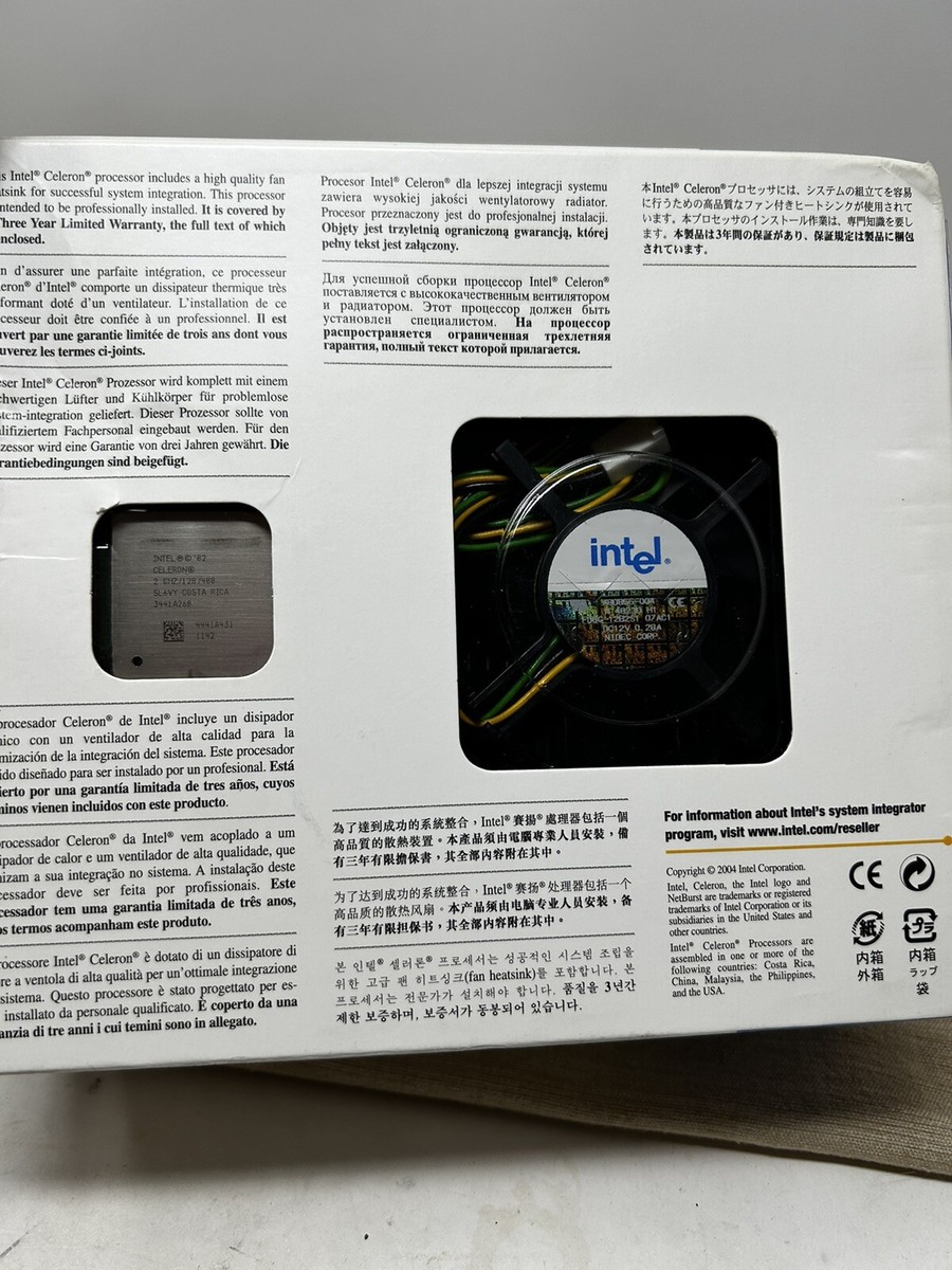 BX80532RC1800B - Intel Celeron 1.8AGHz 400MHz FSB 128KB L2 Cache