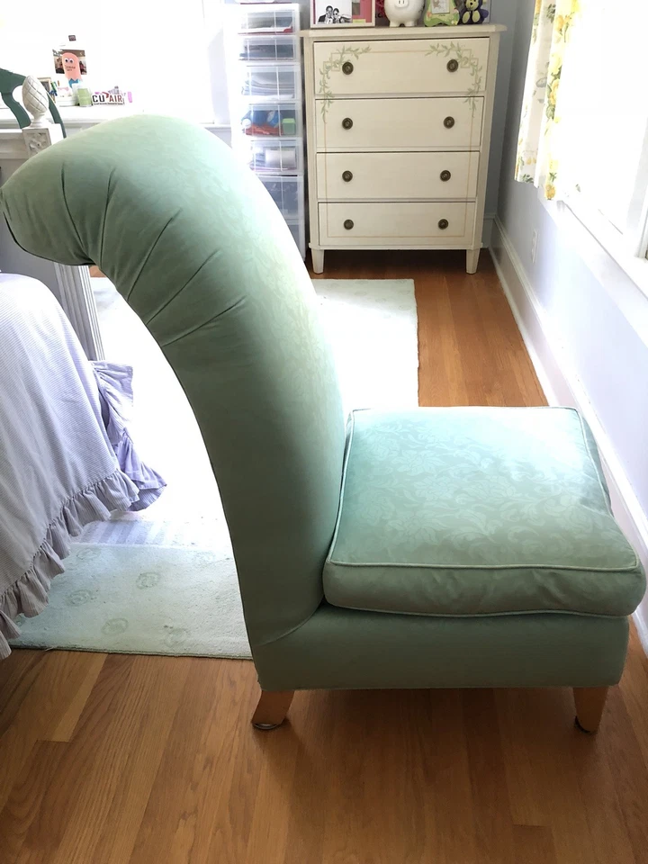 Silla con respaldo enrollable Laura Ashley verde jade Anwell Foto 2 de 2