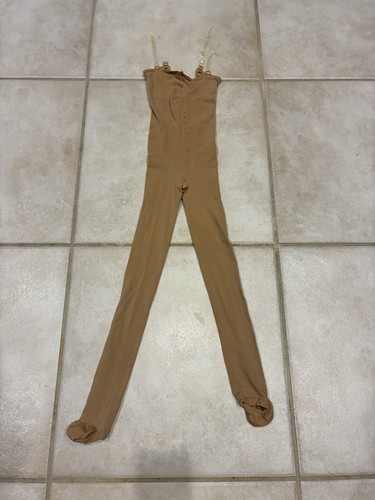 Body Wrappers One Piece Nude Unitard Size Small-Medium