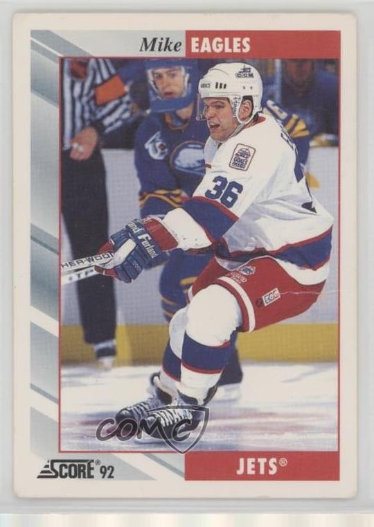 1992-93 Score Mike Eagles #345 19zq