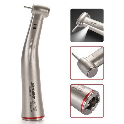 SANDENT Dental 1:5 LED-Winkelstück mit Standard-Innenvierfachspray