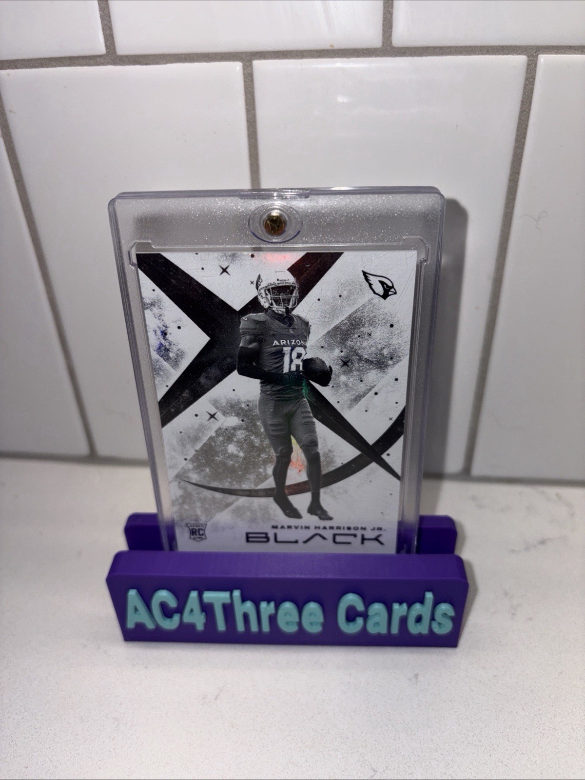 2024 Panini Black Marvin Harrison Jr. RC #WN-MHJ RC White Night SSP CASE HIT