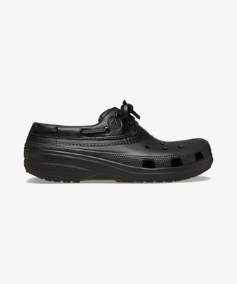 Crocs Classic Boat Shoe Black/Black 212022-060 Men Shoes