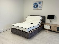 3ft Heavy Duty Electric Adjustable Bed Set Durham + Pocket Sprung Mattress