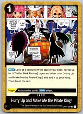 Hurry Up and Make Me the Pirate King! OP14-097 The Azure Sea's Seven Release