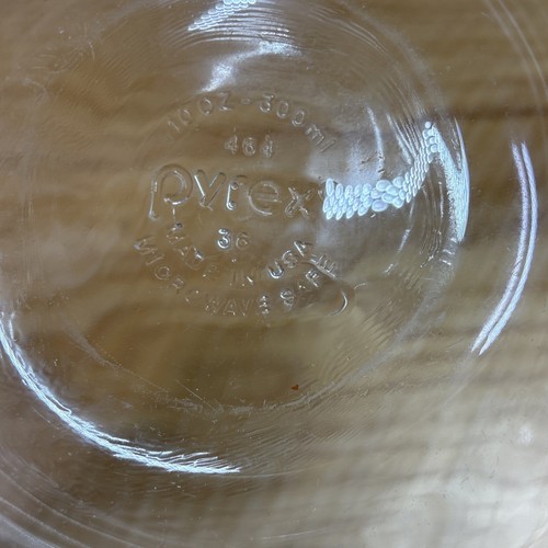 Set of 3 VTG Pyrex 464 Clear Scalloped Edge Custard Cups Ramekins 10oz - Picture 8 of 8