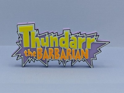 Thundarr der Barbar - 3D gedrucktes Comic/TV Logo