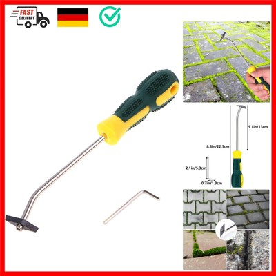 HAOBIN Fugenkratzer Unkrautkratzer Fugenreiniger Fugenkratzer mit Stiel Unkra...