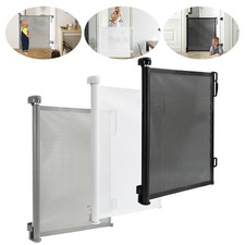 Treppenschutzgitter Kinder Roll ausziehbar PVC Absperrgitter Türschutzgitter