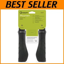 Large Noir Griffe Bicycle Grips - UV-Stable Rubber for Ultimate Comfort