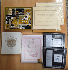 Vintage Lot Hallmark Scrapbook, Photo Albums, Ceramic Chokin Album, Letter Board