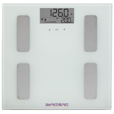 SmartHeart Digital Body Composition Scale | 440 lbs / 200 kg Capacity | BMI |...