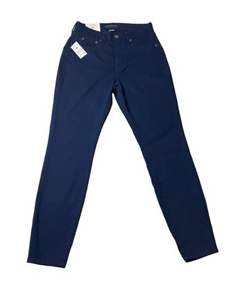 Aeropostale High Rise Curvy Jegging Seriously Stretchy Womens Size 6R Navy Nwt