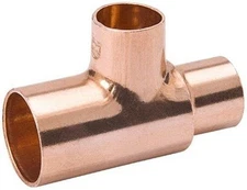 Mueller Industries W 64051 1 x 1 x .5 in. Copper Tee