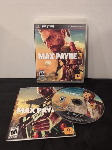 Max Payne 3 (Sony PlayStation 3, 2010) PS3 Complete w/ Manual