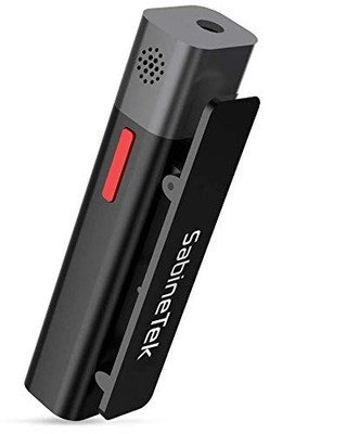 SabineTek SmartMike+ - Rechargeable Wireless Bluetooth Microphone, Hands-Free
