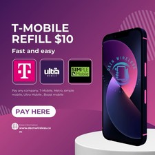 T-Mobile Prepaid 10 Refill Top-Up FAST Direct Refill to your Mobile number 
