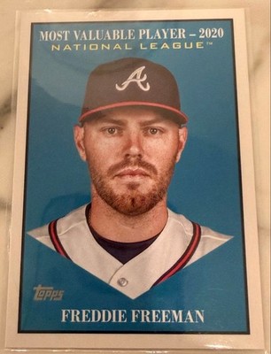 Freddie Freeman 2020 MVP Photo Card