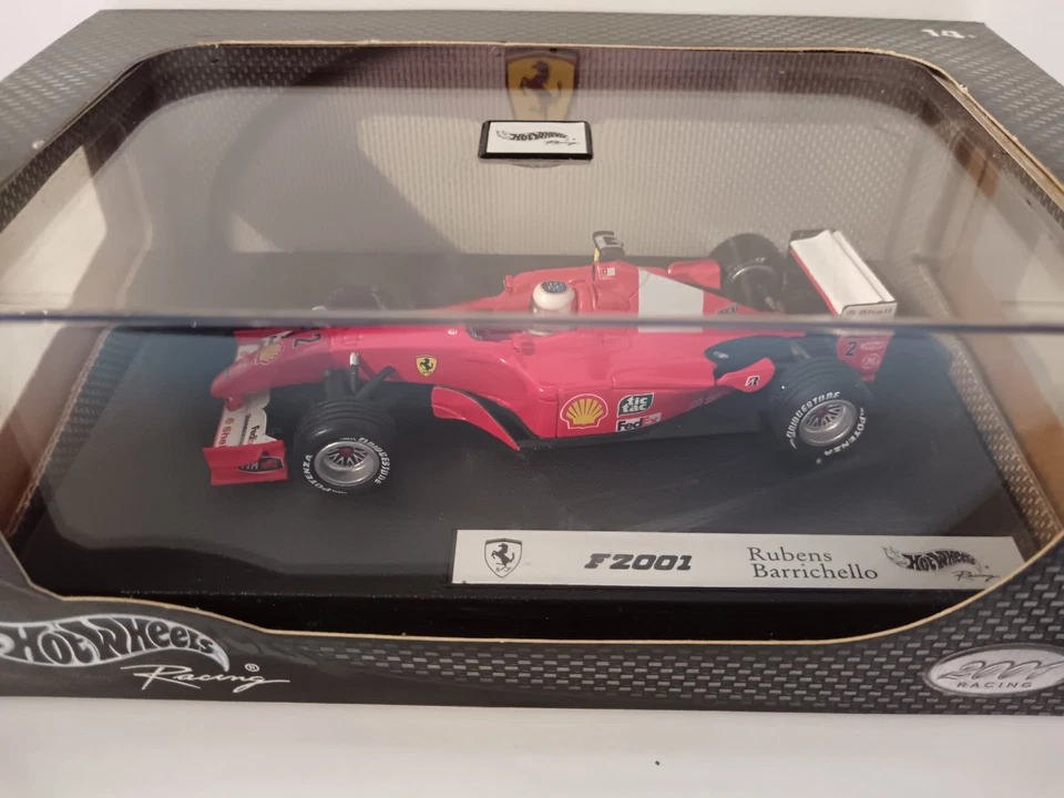F1 Rubens Barrichello 2001 formule 1 Hot wheels Racing 1/43 - Photo 3/4