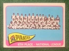 Pittsburgh Pirates 1965 Topps  Baseball Pittsburgh Pirates Team #209