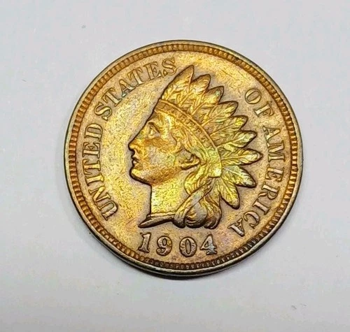 1904 INDIAN HEAD CENT Extremely Fine + Full Liberty