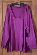 TORRID LONG SLEEVE TEE SHIRT VINTAGE SLUB TOP 6 6X 6XL 30 NEW