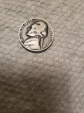 1946 Jefferson Nickel Rare Coin NO MINT MARK post war RIM ERROR  patina skull 5G