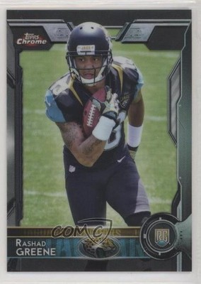 2015 Topps Chrome Rookies Black Refractor /299 Rashad Greene #147 Rookie RC 03xg