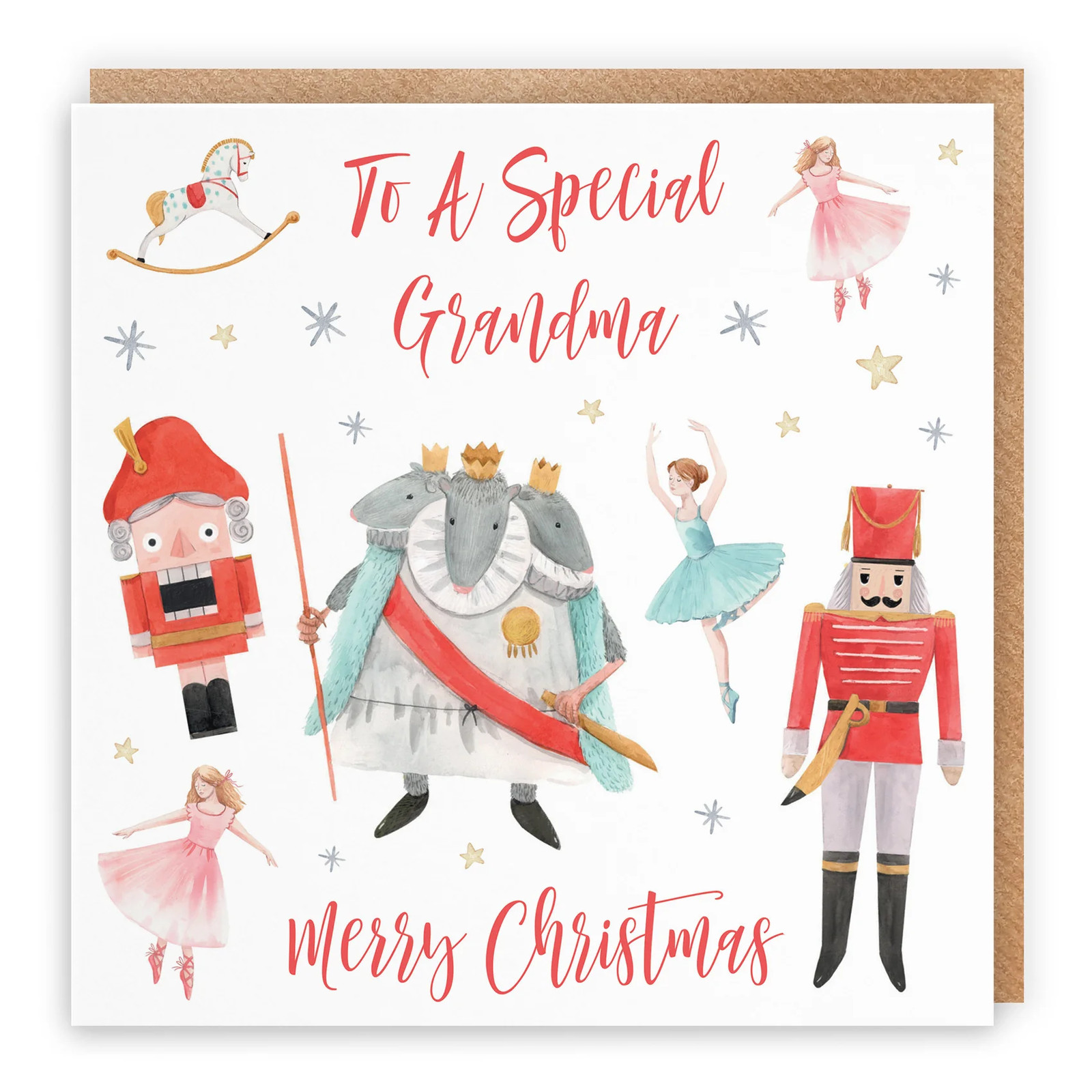 Grandma Nutcracker Christmas Card