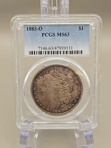 1883-O Morgan Silver Dollar $1 - PCGS MS63