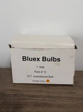 12 7-Watt Christmas E17 incandescent Orange Christmas Bulbs