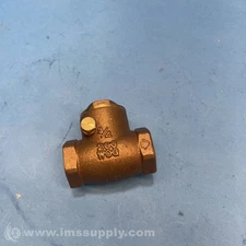 Brass WOG Check Valve Size 3/4 in FNIP