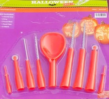 Deluxe Halloween Pumpkin Carving Kit w/ 12 Patterns, 4 Saws, 2 Scoops, Tools