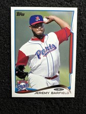 JEREMY BARFIELD 2014 Topps Pro Debut #7 Stockton Ports (Buy 10 get 10 Free)