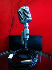 Vintage 1960's Shure 556S dynamic cardioid microphone Elvis w accessories 55S 55