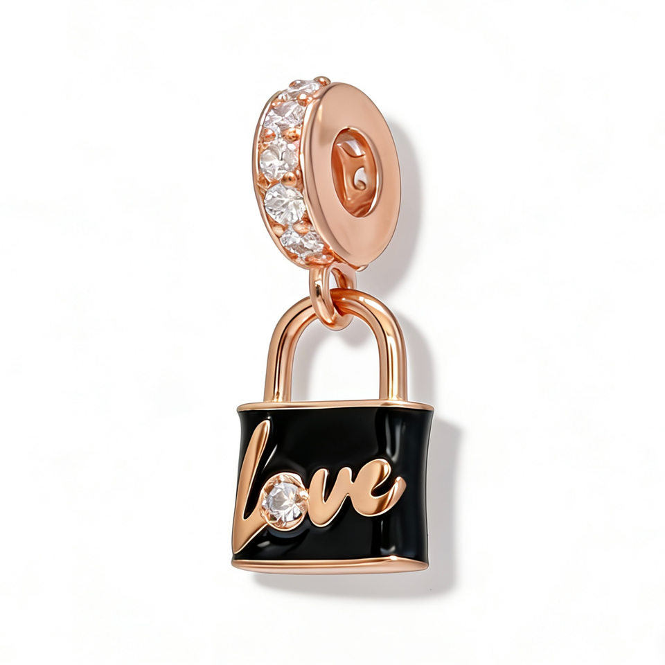 Pandora Love Padlock Dangle Charm #782508C01, Valentine's Day Gift | eBay