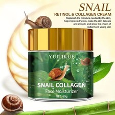 Snail Mucin Cream 60g Retinol  Collagen, Lift  Moisturize, Reduce Wrinkles