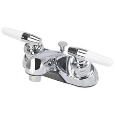 Boston Harbor JY-4212PLQ Lavatory Faucet, 1.5 gpm, 2-Handle, Chrome Plated, Leve