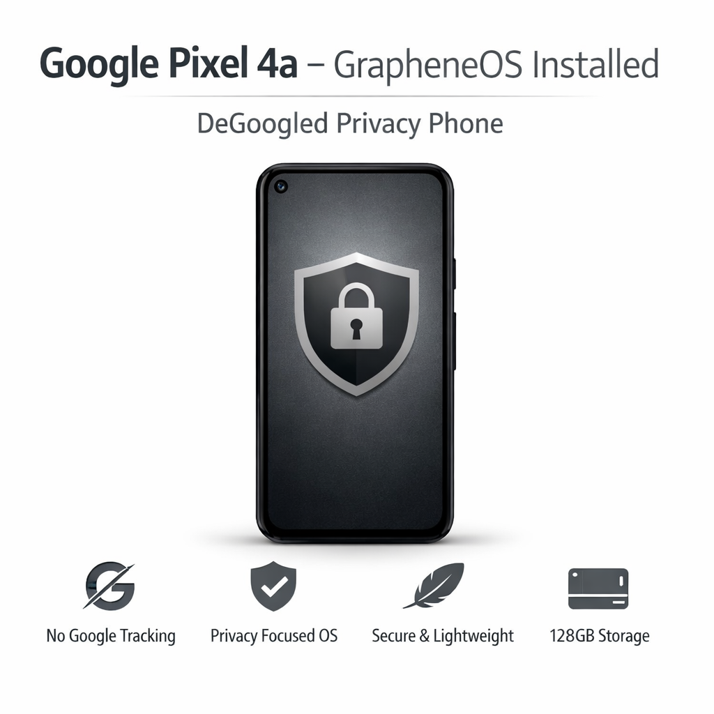 Google Pixel 4a - 128GB - Just Black (Unlocked) (Single SIM) for