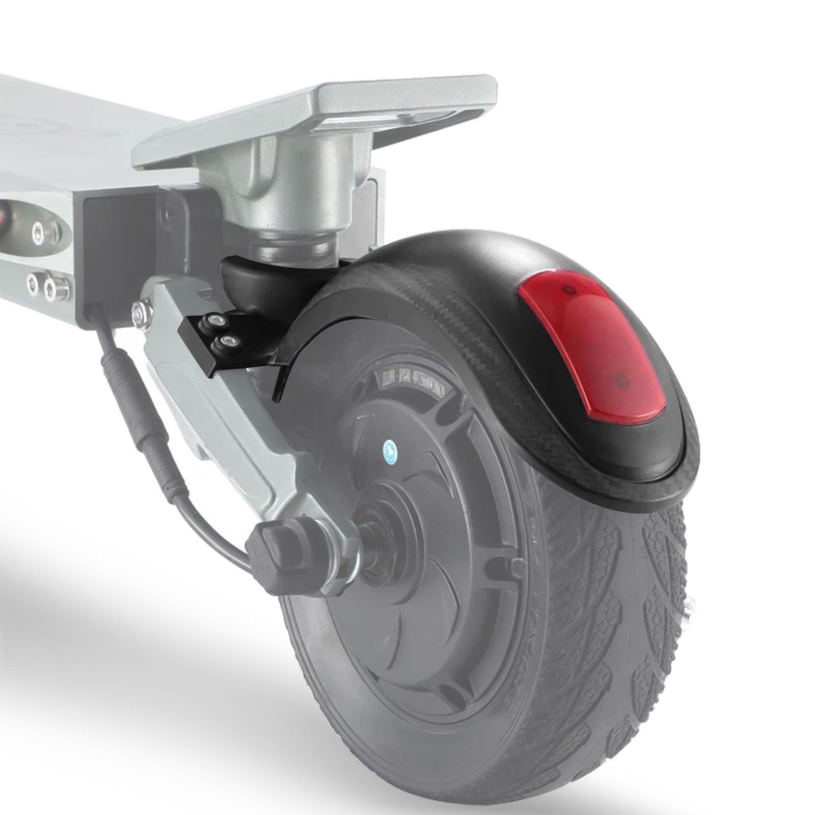Garde-Boue Arrière VSETT 8 Robuste en ABS Finition Mat avec Réflecteur